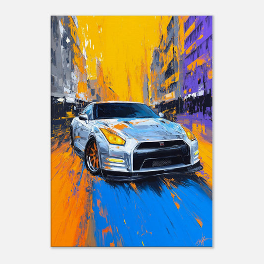 Abstract of Nissan GTR 