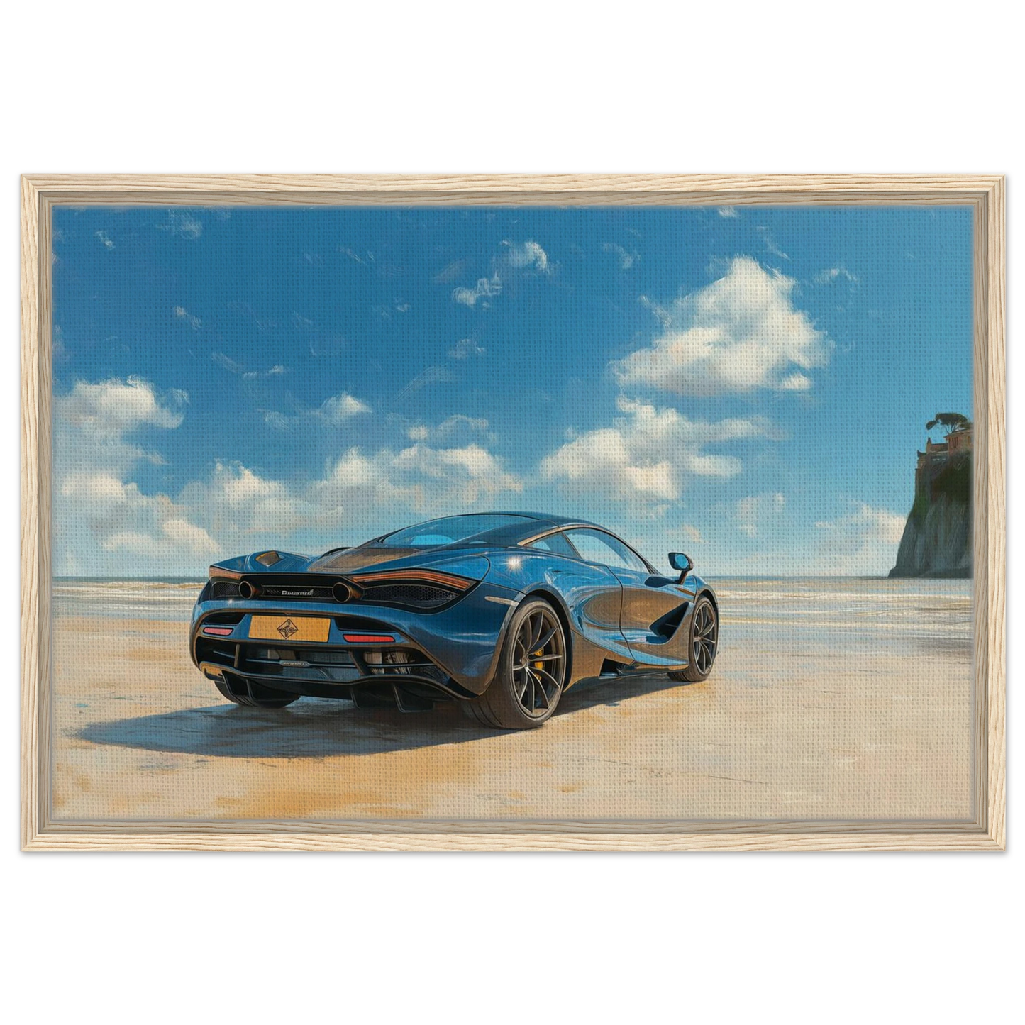 McLaren 720S on the beach