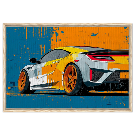 Honda NSX abstract