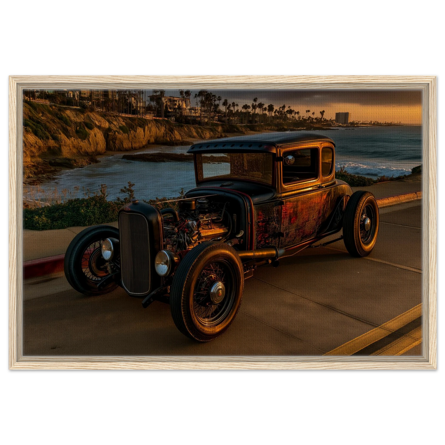 Classic custom rat rod hotrod