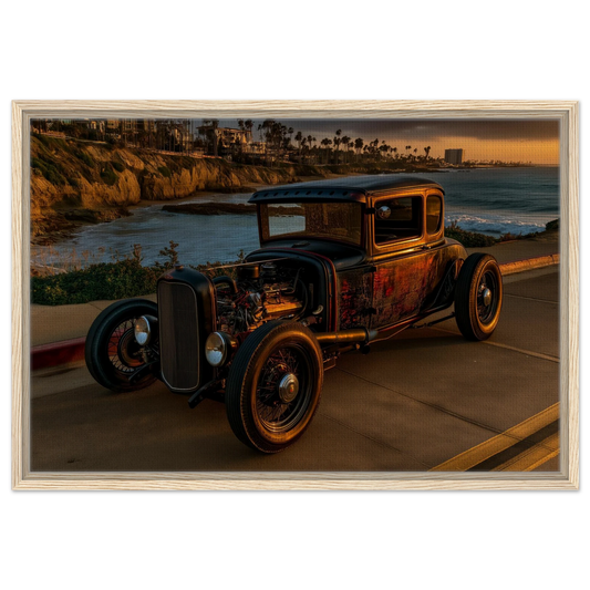 Classic custom rat rod hotrod