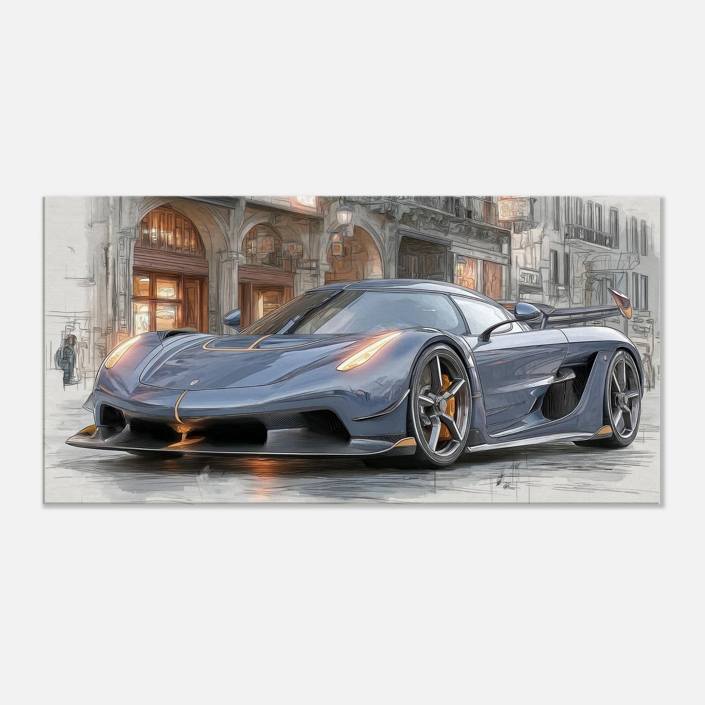 Blue Koenigsegg Jesko