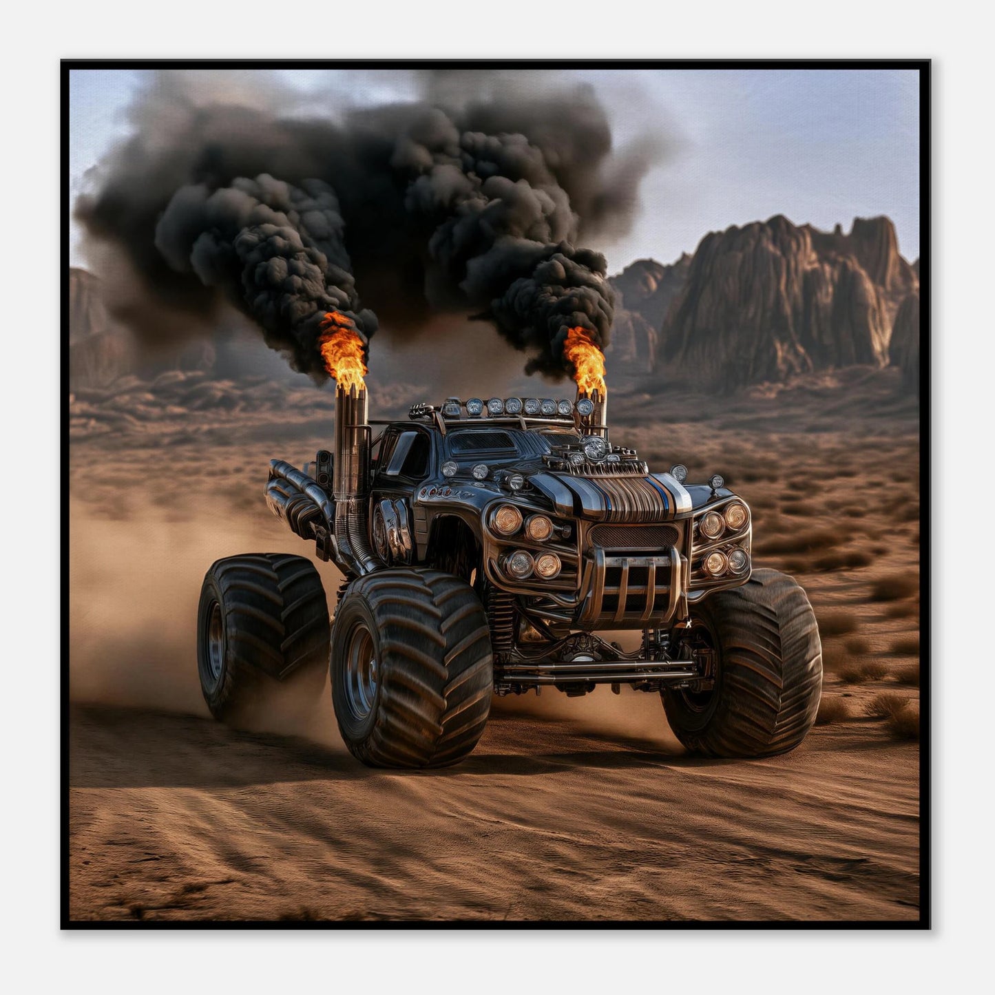 Smokin' monster truck