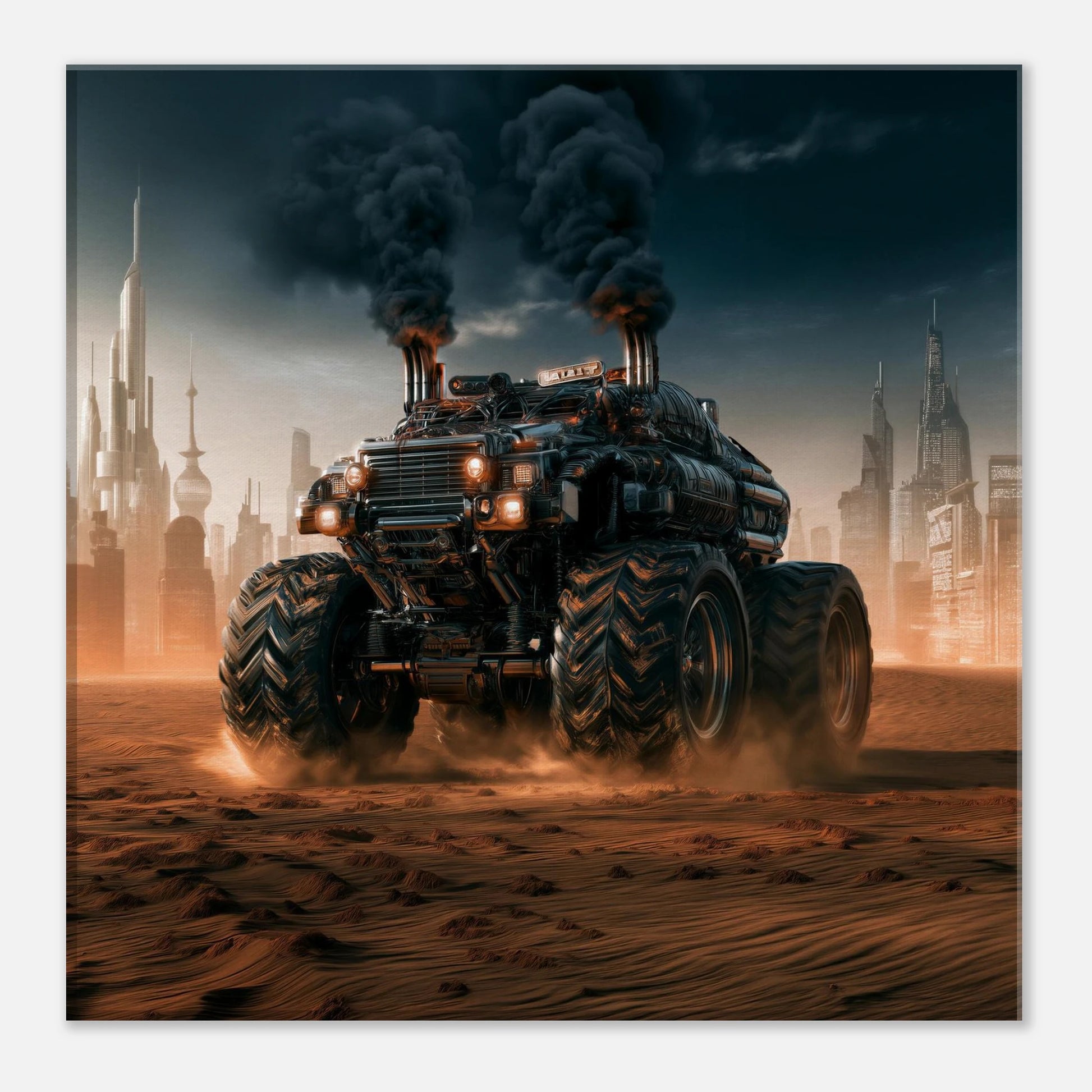 Futuristic monster truck