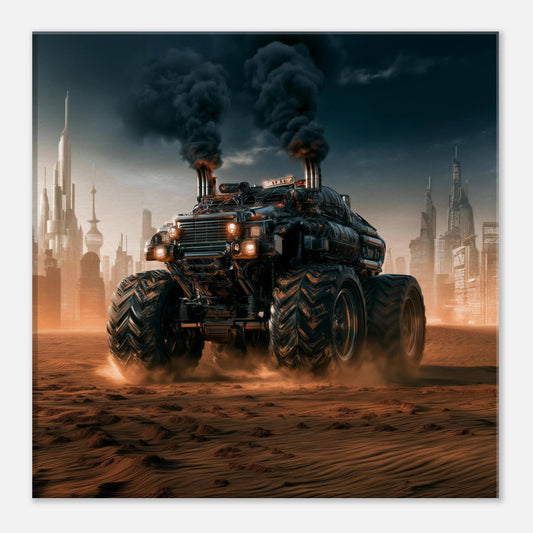 Futuristic monster truck