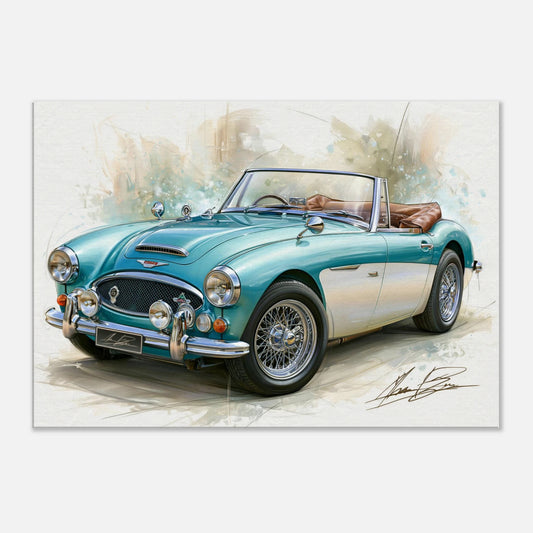 Blue Austin Healey 3000