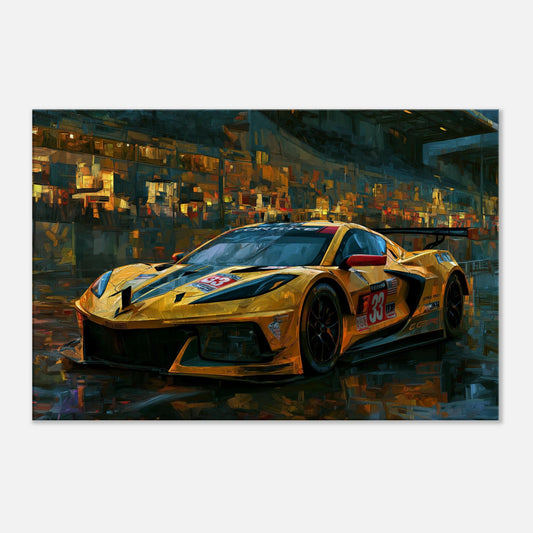 C8R yellow Corvette #33 Le Mans '26